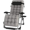Outdoor Reclining Zero Gravity Chair Recliner With Cushions Support 230 kg