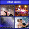 4Shots Confetti Cannon Launcher DMX Remote Stage Effect For Disco Club Reveal 8M