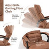 14-Position Adjusting Backrest Gaming Floor Chair Comfortable Lazy Sofa Coffee