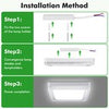 Modern LED Ceiling Light Round Panel Down Lights Bathroom Kitchen Bedroom Lamp