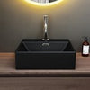 Bathroom Sink Countertop Wash Basin Ceramic Wall Mounted Rectangle Sink