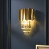 Modern Glass Wall Sconce Lights Bedroom Living Room Bedside E14 Bulb Fixture