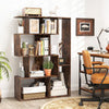 Free-standing Storage Shelf Unit 6-Cube Large Bookcase-Cafe