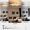 LED Ceiling Light Petals Acrylic Chandelier Lamp Remote Control For Living Room