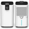20L Dehumidifier Air Purifier with Humidistat LCD Display for Home Laundry White