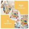 Sit to Stand Montessori Walker Toy with Storage-Multicolor