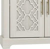 Freestanding 3-Door Storage Cabinet Cream Oak Sideboard Adjustable Shelf