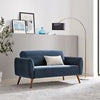Teddy Velvet Upholstered Post Modern 2 Seater Sofa