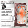 Portable Steam Sauna Home Full Body Sauna Box w/3L Steam Generator