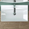 Bathroom Sink Countertop Wash Basin Ceramic Wall Mounted Rectangle Sink