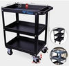 KS Tools Workshop Service Trolley, Metal, Black, 76, 3 x 44, 3 x 84, 3 cm (B x T
