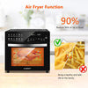 26L Air Fryer Oven w/ Temperature Control Timer Low Fat Oil-Less Cooking 1700W