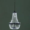Solar Powered Acrylic Crystal Chandelier Light Outdoor Garden Meadow Cool White