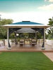 3x3m Pop-up Heavy Duty Gazebo Garden Canopy Tent Detachable w/ Mosquito Netting