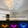 RGB LED Ceiling Light Chandelier Pendant Light Dimmable Remote Control 5000LM