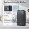 25L/D Dehumidifier for Basement with 4 Modes & 3-Color Indicator-Black