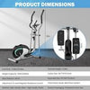 Magnetic Elliptical Cross Trainer Training for Home Gym Workout Fitness Cardio