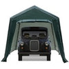 Outdoor Garage Tent 8' x 14' Carport Shed with Sidewalls-Green