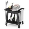 Shower Bench Seat for Inside Shower to Sit on-Black