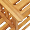 Solid Acacia Wood Garden Chairs with Tea Table Outdoor Dinning Set
