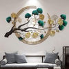 Ginkgo Metal Wall Art Wall Picture Handmade Decoration Living Room 3D Luxury