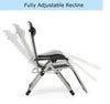 Outdoor Reclining Zero Gravity Chair Recliner With Cushions Support 230 kg