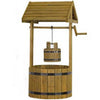 Wishing Well Garden Planter Wooden Large Outdoor Decor Flowers Plant Pot 125cm