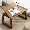 Foldable Computer Desk Wooden Low Table Japanese Tatami Small Coffee Table