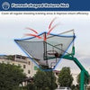 Basketball Rebounder Trainer 180° Rotating|Hoop Return Net w/Bag|Metal Chute