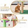 69 CM Cute Cat Tree Multi-Level Aesthetic Fruit Cat Tower Colorful