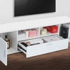 TV Stand 160cm High Gloss TV Unit Cabinet Sideboard With LED Light & Drawers