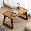 Foldable Computer Desk Wooden Low Table Japanese Tatami Small Coffee Table