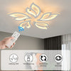 LED Ceiling Light Petals Acrylic Chandelier Lamp Remote Control For Living Room