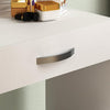 Modern Dressing Table Makeup Vanity Desk Stool Set Mirror Drawer Matte White