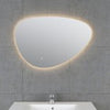 Pebble Shaped Mirror Bathroom Mirror Modern Designer Mirror 800x550mm | Aria