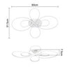 Modern Lamp LED Ceiling Light Chandelier Lights Living Room Dining Room Bedroom