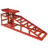 2x Heavy Duty Metal Car Ramp Lift Height Adjustable 4Ton Hydraulic Jack Garage