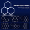 11HEX Honeycomb Light Hexagon LED Lighting Lamp for Home Workshop Car Garage Gym