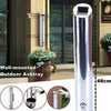 Outdoor Cylinder Wall Mounted Ashtray Cigarette Ash Bin Stainless Steel Lockable
