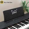 Glarry Digital Piano 88 Full Weighted Key 3 Pedals with Wooden Stand Black