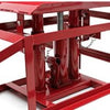 2x Heavy Duty Metal Car Ramp Lift Height Adjustable 4Ton Hydraulic Jack Garage