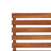 Solid Acacia Wood Outdoor Deck Chair Garden Sun Lounger with Footrest