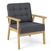Upholstered Armchair Living Room Modern Accent Chair Soft Cushioned Sofa