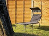 2x Garden Folding Chair Portable Beach Camping Canopy Recliner Sun Lounger