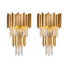Modern Glass Wall Sconce Lights Bedroom Living Room Bedside E14 Bulb Fixture