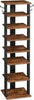 Shoe Rack Wooden Tall Shoe Shelf Shoe Storage Organizer 28 x 28 x 113 cm
