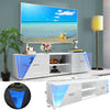150cm Modern TV Unit Cabinet TV Stand High Gloss 2 Door with LED Light Home Room