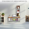 Pmnianhua Folding Wall Mounted Drop Leaf Table, Foldable Desk with Moveable
