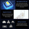 14x Hexagon LED Lighting Car Detail Garage Workshop Retail Lighting Wall Lamp