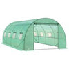 Walk in Polytunnel Garden Greenhouse Window Door Outdoor Plant Flower 6 x 3M